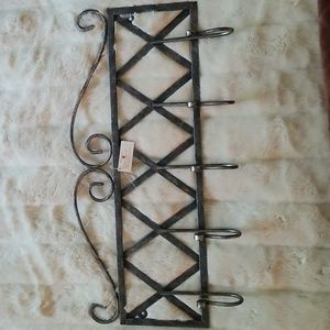 Home Interiors Metal 5 Hook Rack